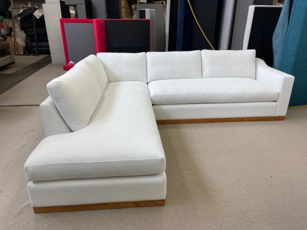 Natalie Style- Sectional w/ Wood Base