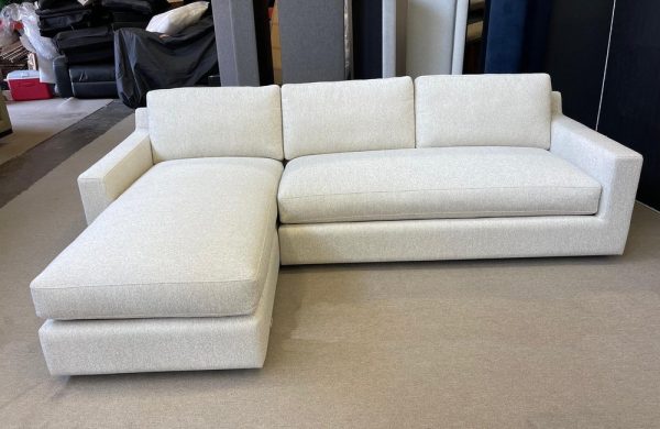 Modena Style- Sofa Chaise With Hidden Legs